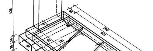 L = 2 * 15 cm + 16 cm = 46 cm Mit Hilfe der Tabelle 9 können die gewählten Abmessungen des Fundamentes überprüft werden.