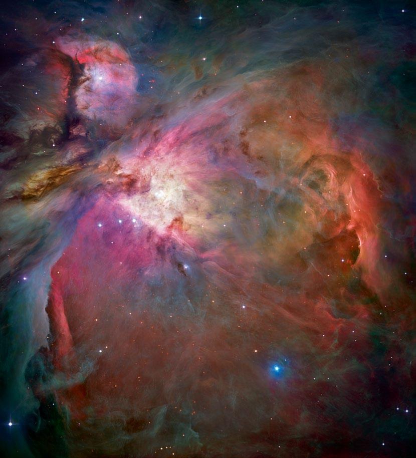 Der Orionnebel In einer klaren Winternacht könnt ihr diesen leuchtenden Nebel im Sternbild Orion mit bloßem Auge erkennen. Besser geht es natürlich mit einem Fernglas oder Teleskop.