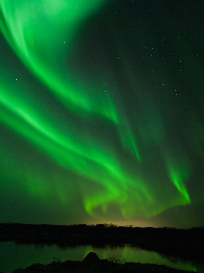 Flammenhimmel Die Polarlichter sind wohl das beeindruckendste Naturschauspiel auf der Erde.