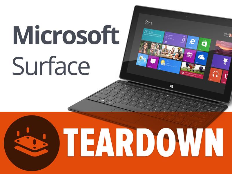 Schritt 1 Microsoft Surface Teardown Ist das die Display-Baugruppe von einem PC Laptop?