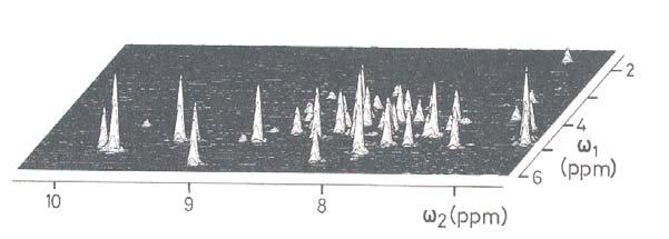 2D NMR-Spektroskopie 5/91 1D-NMR 2 Achsen: Intensität vs.