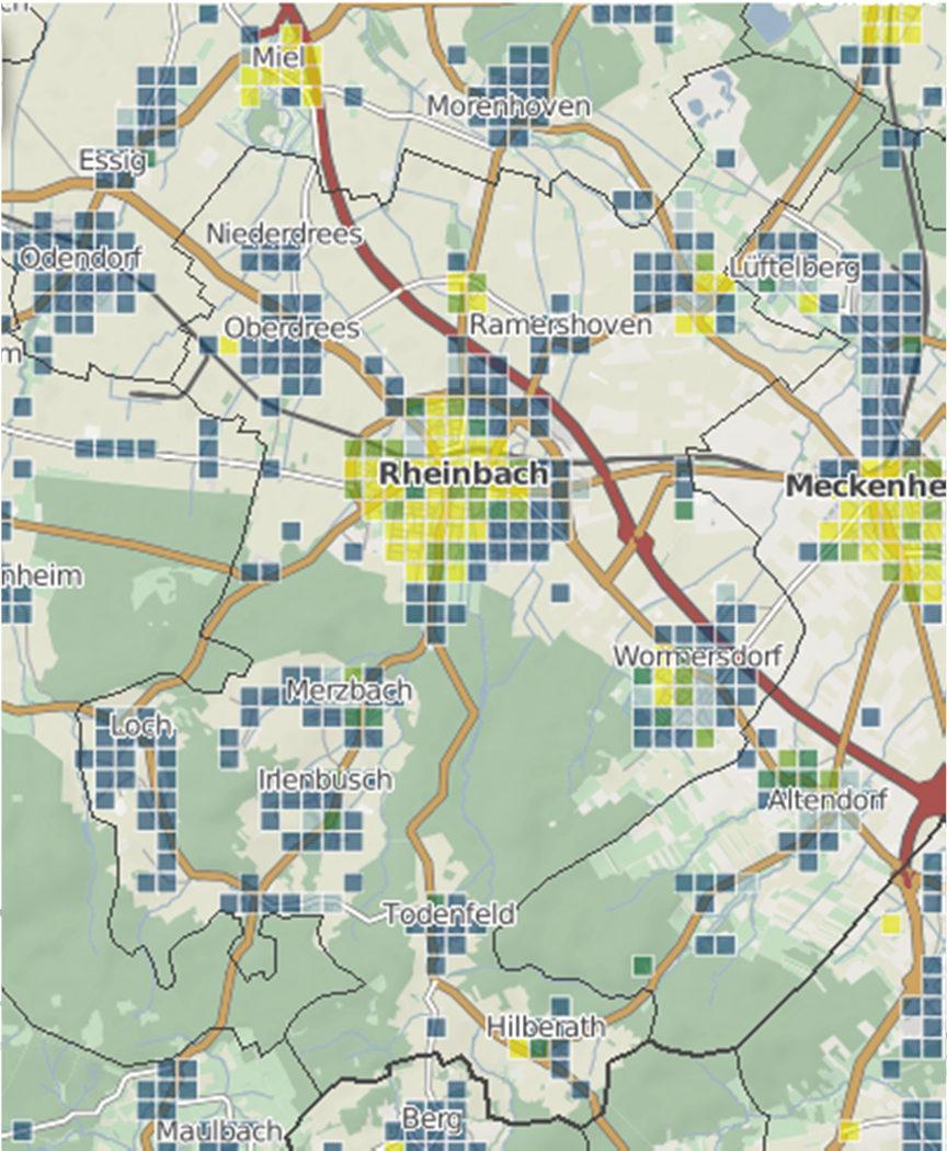Breitbandverfügbarkeit Rhein-Sieg-Kreis
