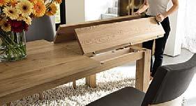 Zu einem Esstisch aus Massivholz gehören bei hülsta nicht nur perfektes Design, ausgereifte Funktionen und exzellente Qualität des Materials, sondern all jene Details,