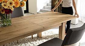 A hülsta solid wood dining room table not only has a perfect design, sophisticated functions and excellent quality of the materials but all of those tiny details,