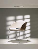 However, it is a clever combination of two bentwood shells that comfortably engulf the person sitting on it.