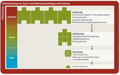 Zehn Phasen des «FTEM Schweiz» Abbildung: «FTEM Schweiz» Sport- und Athletenentwicklung (modifiziert nach Gulbin et al.