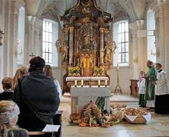 Erntedankfest in Vagen Dem Alltäglichen wieder zu Dank verpflichtet sein Familiengottesdienst zum Erntedankfest in der Pfarrei Vagen-Mittenkirchen.