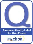 Der Nachweis des EHPA (European Quality Label for Heat Pumps) Wärmepumpen-Gütesiegels wird als gleichwertiger Nachweis anerkannt.