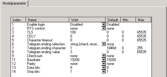 5 Configuration in AC500 5.1 Settings for ASCII Communication 5.