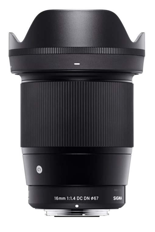 Oktober 2017 C Contemporary SIGMA 16mm F1.4 DC DN Eine neue Möglichkeit für Fotografen mit spiegellosen Kameras Das zweite Objektiv einer Baureihe, das die Lichtstärke F1.