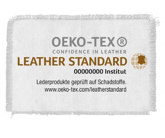 1 Das LEATHER STANDARD by OEKO-TEX System In seinem Kriterienkatalog berücksichtigt der LEATHER STANDARD zahlreiche auch umweltrelevante Substanzklassen.