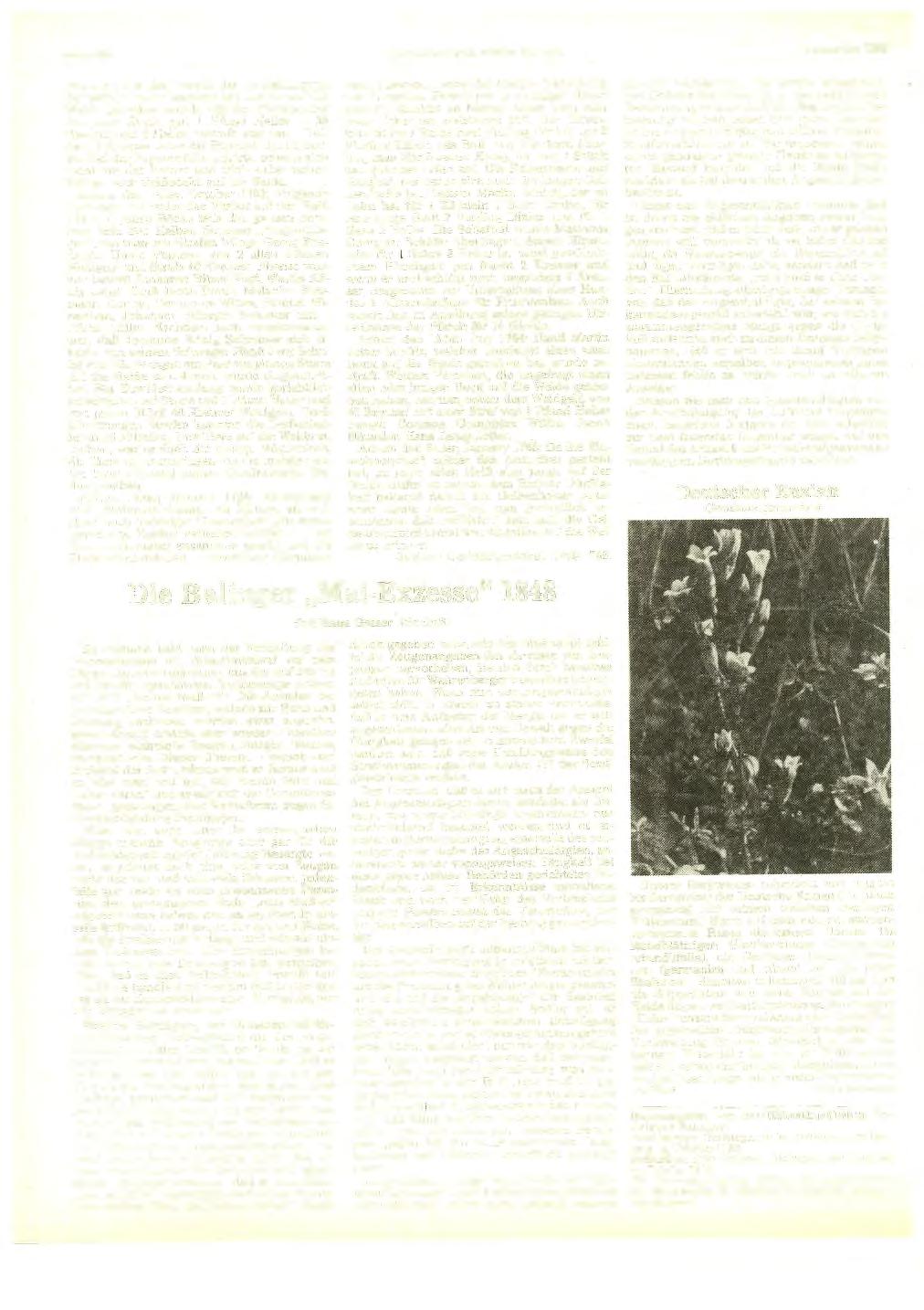 Seite 420 Heimatkundliehe Blätter Balingen September 1983 Papierer, der das Verbot der "ausschlagung der Böckh" nicht beachtet hat und sie auf die Weide getrieben wurde mit der Fleckenstraf für jedes
