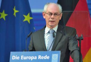 Herman Van Rompuy Präsident des Europäischen Rates Das Nach-Mauer-Europa gestalten wir gemeinsam s ist mir eine große Freude und Ehre, hier in Berlin zur Erinnerung an den 9.