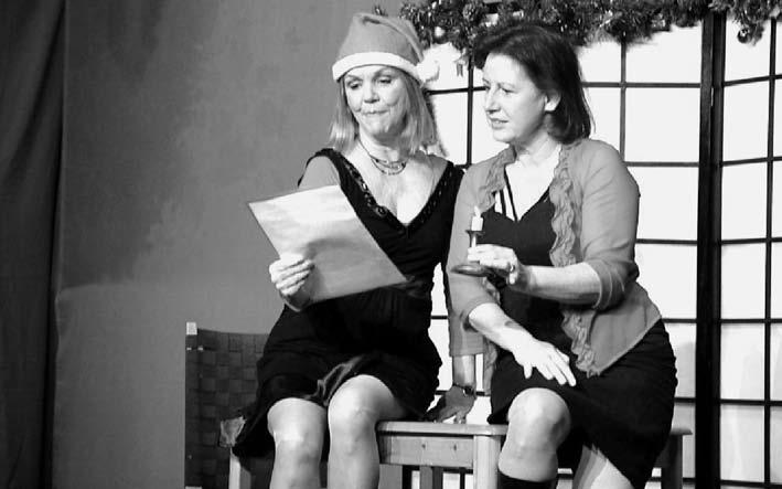 Wir sind alle keine Engel... So beschrieben, zeigten Iris O Brien und Marina Erdmann am 21.12.12 eine literarische-musikalische Weihnachts-Comedy.