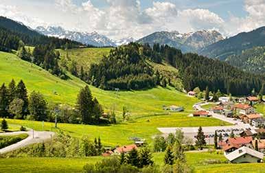 Jungholz Jungholz bietet ein Kuriosum: Als Enklave von Österreich ist es das einzige Tiroler Alpenkräuterdorf und zugleich auch ein Allgäuer Kräuterdorf.