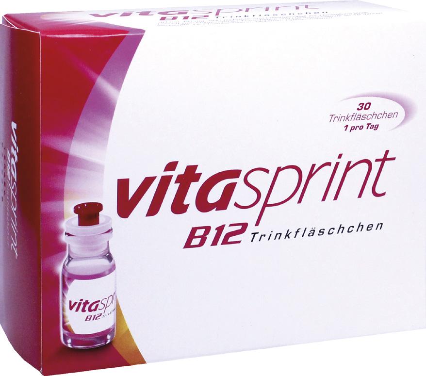 vitasprint B12 Trinkfläschchen Energie auf Knopfdruck zur Besserung des Allgemeinbefindens Anwendungsgebiete: Traditionell angewendet zur Besserung des Allgemeinbefindens für Erwachsene und