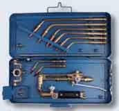 Brennerschlüssel, Stahlblechkasten Federhebel - Schneideinsatz zum Schweissen 0,5-14 mm, zum Schneiden 3-100 mm zum