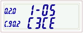 4.4 Displayfunktionen Als Anzeige dient eine Flüssigkristallanzeige (LCD) mit folgenden Zeichen und Symbolen: Anzeigemode XX 1 2 Anzeigetest 11 8 10 9 8 -A+A L1 VA 4 3 5 6 5 Abb.