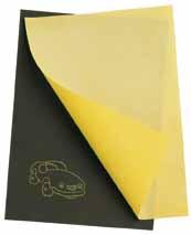 Fensterbild-Durchschreibe- und Durchzeichenpapier für gelbliche Konturen. 20-48 700 10 Bogen, 3 x 0 cm, Stärke 0,17 mm, VE = 10 Bg.
