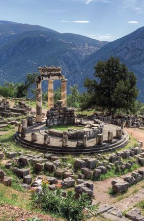 Tag: Delphi Athen Von Delphi geht die Fahrt entlang des Parnassos Gebirges bis nach Athen, in die geschichtsträchtige Hauptstadt. Nachmittags Zeit zur freien Verfügung. Abend essen und Übernachtung.