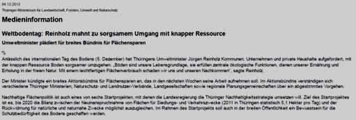 Beteiligung Bündnis für Fläche Thüringer Ministerien Regionale Planungsgemeinschaften Fachhochschulen Erfurt und Nordhausen Thüringer Landgesellschaft mbh