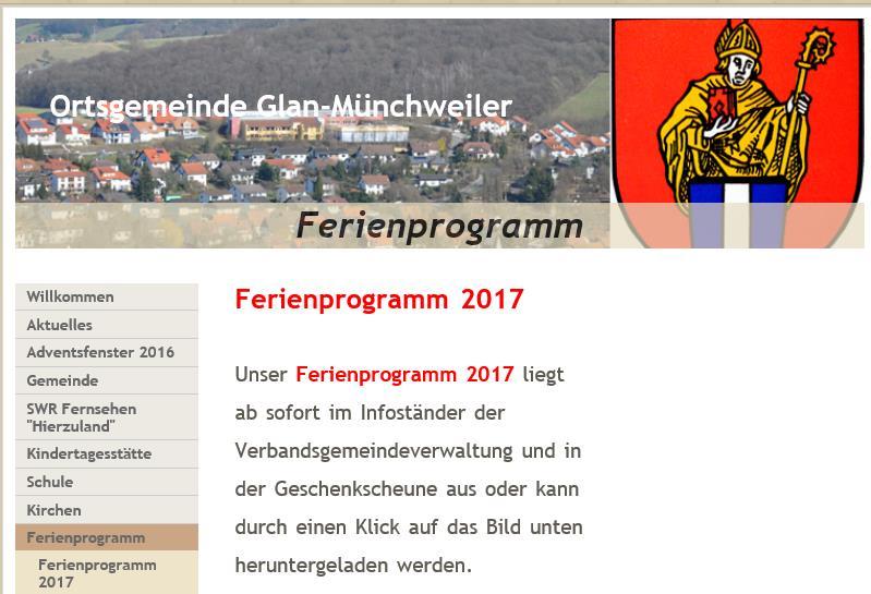 MI 05.07.2017 Glantalschule Glan-Münchweiler SA 05.08.2017 Jugendfeuerwehr Glan-Münchweiler Fotokurs mit Exkursion Dorfrallye Nicht nur knipsen lautet die Devise, sondern Fotografieren.