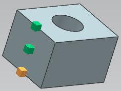 3 Historienbasierte 3D-Modelle Dann wird der passende DURCHMESSER eingegeben und als TIEFENBEGRENZUNG DURCH KÖRPER gewählt. Anschließend kann die Bohrung mit OK oder ANWENDEN erzeugt werden.