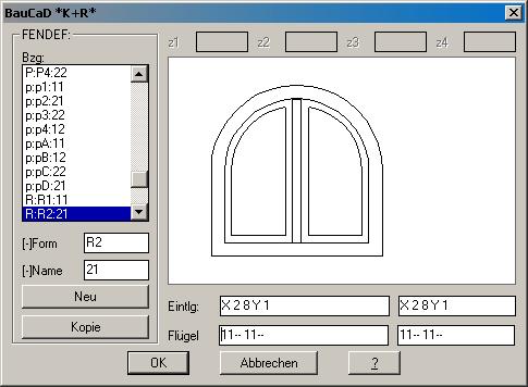Fenster und Türen Gestaltungselemente mit Ausblick Einzigartig in BauCaD *K+R* ist die rein visuell orientierte Erzeugung von Fenstern und Türen.