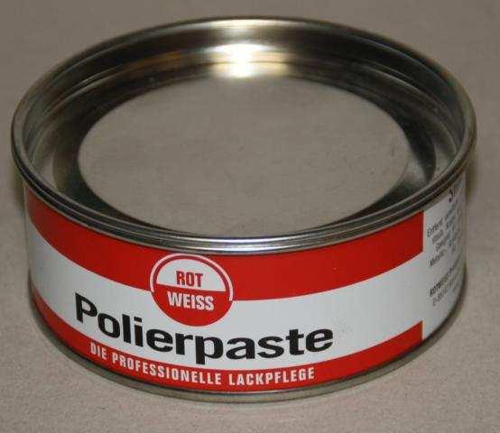 Die Polierpaste entfernt Insekten und Teerflecken.Gummiteile werden nicht angegriffen, sondern wieder elastisch. Die ROTWEISS Polierpaste eignet sich auch hervorragend als Chromputzmittel.