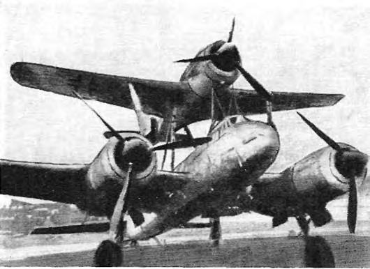 verblockt. Die Ju 88 trug an Stelle der Kanzel eine Sprenghohlladung (Hohlladungswirkung!