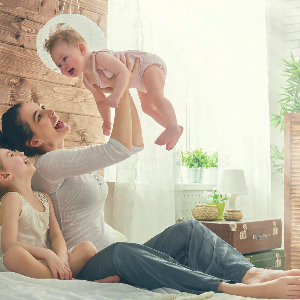 Schützen Sie Ihre Familie Eine moderne Lüftungsanlage reguliert kontinuierlich und automatisch den Feuchtigkeitsgehalt der Innenraumluft.