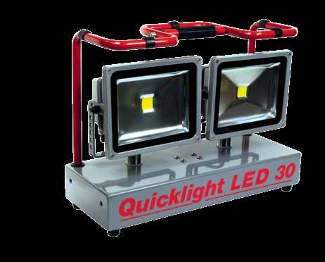 Quicklight LED 30 Quicklight LED 30. Das Quicklight LED 30 ist die leichteste und stromsparenste Beleuchtungseinheit.