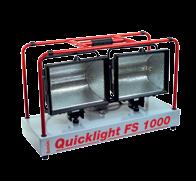 2 x 1000 Watt Scheinwerfern Quicklight FS 1000 mit 2 x 1000 Watt Scheinwerfern Quicklight LED 30 mit 2 x 30