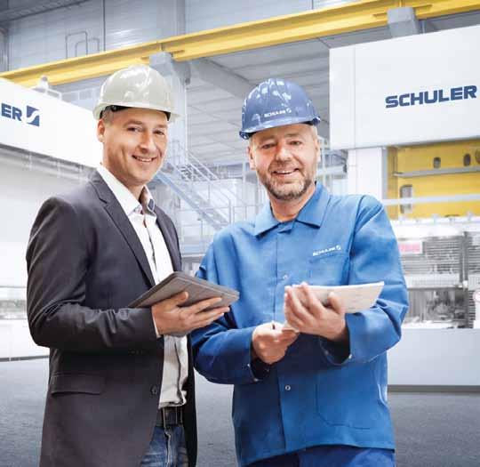 Schuler Service. Mehr leistung durch optimalen Service. Der Schuler Service bietet Ihnen ein maßgeschneidertes Leistungsangebot über den ganzen Lebens zyklus Ihrer Anlage.