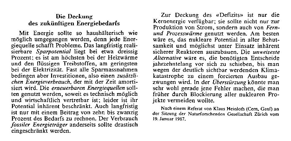 8 (Neue Zürcher Zeitung, 4.2.1987) Literaturhinweise 1. Klaus Heilmann Technologischer Fortschritt und Risiko. Wege aus der Irrationalität Knaur Sachbuch, Band 3770 Knaur, München 1985.