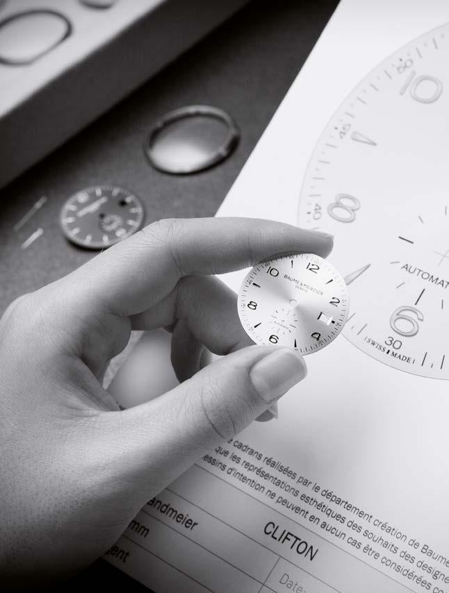 QUALITÄT ATELIER FÜR DESIGN UND ENTWICKLUNG 64 Jede einzelne unserer Uhren ist aus der Leidenschaft unserer Uhrmachermeister und dem Willen, innovative Produkte zu kreieren, entstanden.