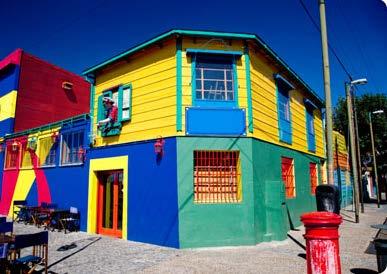 La Boca das Künstlerviertel und dies ist wohl das bekannteste Viertel von Buenos Aires!