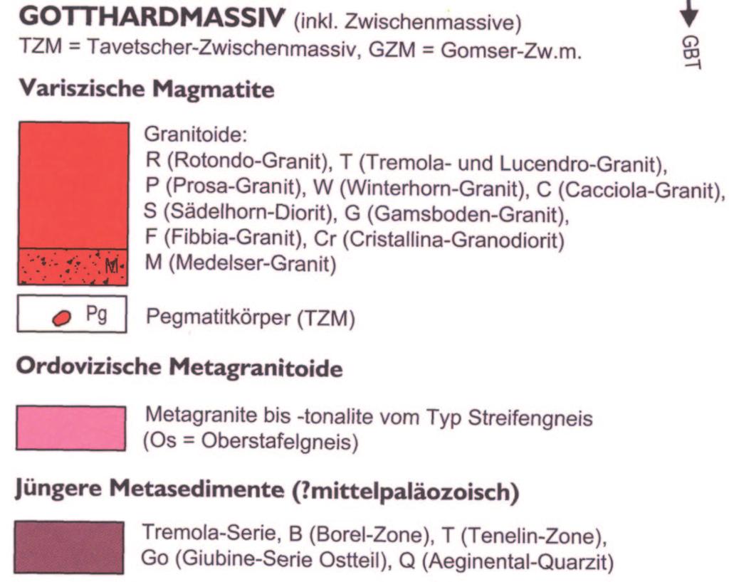 aus: Aarmassiv, Gotthardmassiv und Tavetshcer Zwischenmassiv