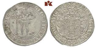 Schrötlingsriss, fast sehr schön 1319 Heinrich Julius, 1589-1613. Reichstaler 1612, Zellerfeld. Dav. 6285; Welter 645 B.