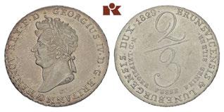Min. Schrötlingsfehler am Rand, vorzüglich 200,00 1354 Georg II., 1727-1760.