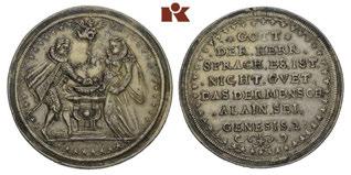 Herzoglicher Pfennig. 0,99 g. Brustbild eines Kriegers nach r. mit Schild und Fahnenlanze//Gebäude mit zwei Seitentürmen und Mittelkuppel. Emmerig 54.