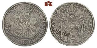 Sehr schön 1527 Christian II., Johann Georg I. und August, 1591-1611.