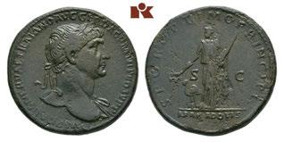 162, München 1989, Nr. 570. Der Revers steht vermutlich in Zusammenhang mit der Errichtung neuer Getreidespeicher durch Nerva, siehe BMC p. xlix. 163 Traianus, 98-117.