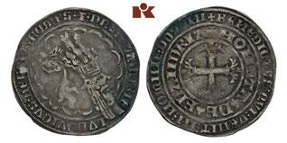 Prägeschwäche, sehr schön 295 Philipp IV. von Spanien, 1621-1665. Patagon 1629, Maastricht. Dav. 4462; Delm. 294 (R1). R Kl.