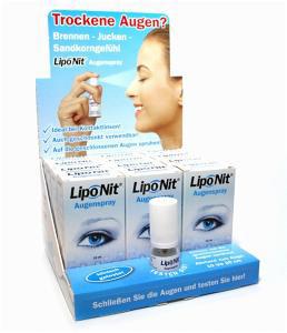 Lipo Nit Augenspray SENSITIVE Das liposomale Augenspray ist jetzt auch als Lipo Nit SENSITIVE ohne Konservierungsstoffe erhältlich.