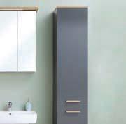 aus: Waschbeckenunterschrank, H65-B61 cm, und Spiegelschrank,