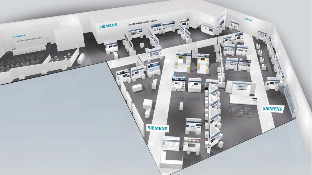 Highlights der Division Drive Technologies auf dem Siemens-Stand in Halle 2 SIMOTION D Neue