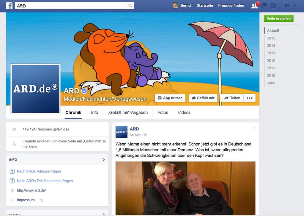 facebook Beispiele ->