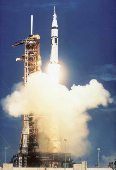 Bildnummer: ra024-31 Start Apollo-Saturn 1B