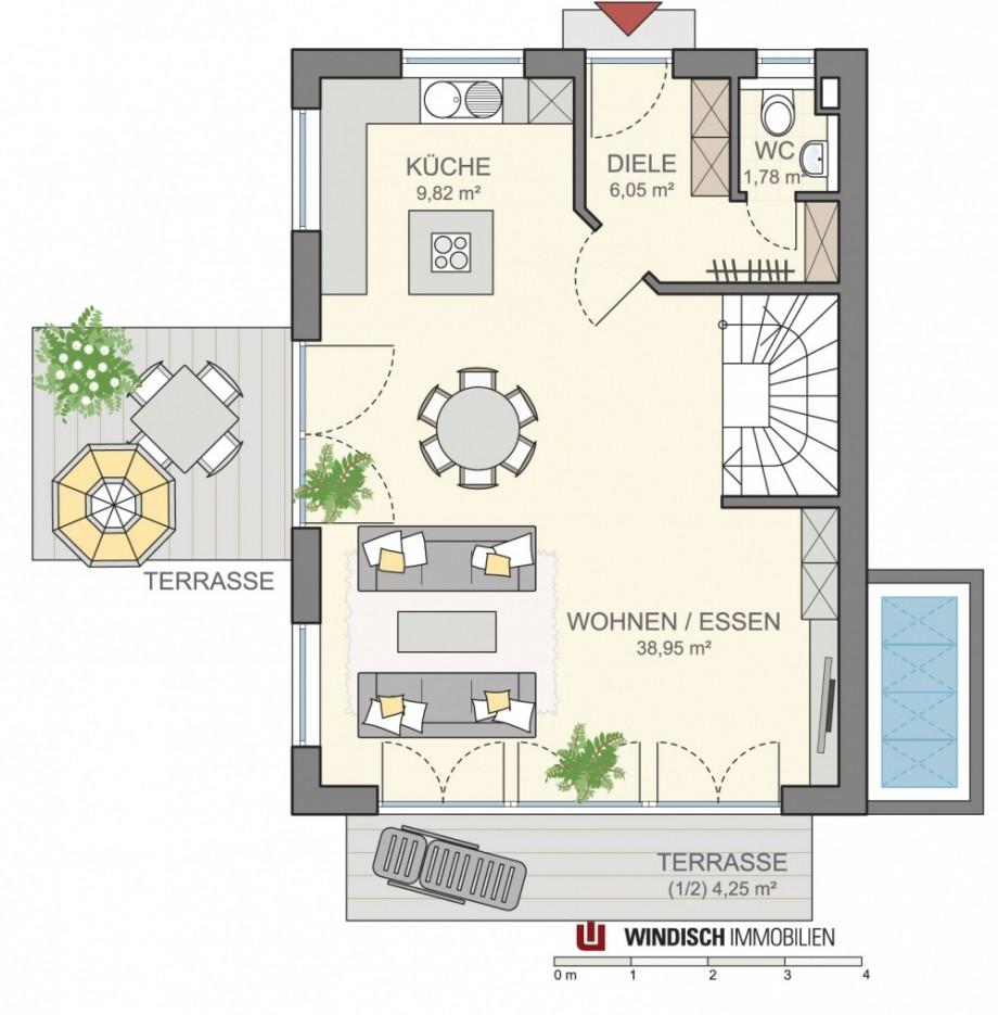 Zimmerzahl: 6 Wohnfläche (ca.): 162 m² eis r p f Kau nfrage auf A Nutzfläche (ca.